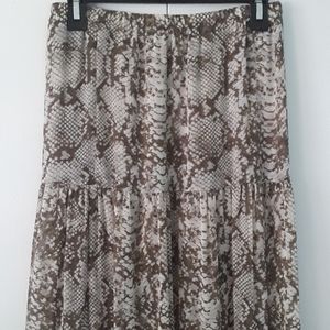 Maxi Skirt Snake Print New